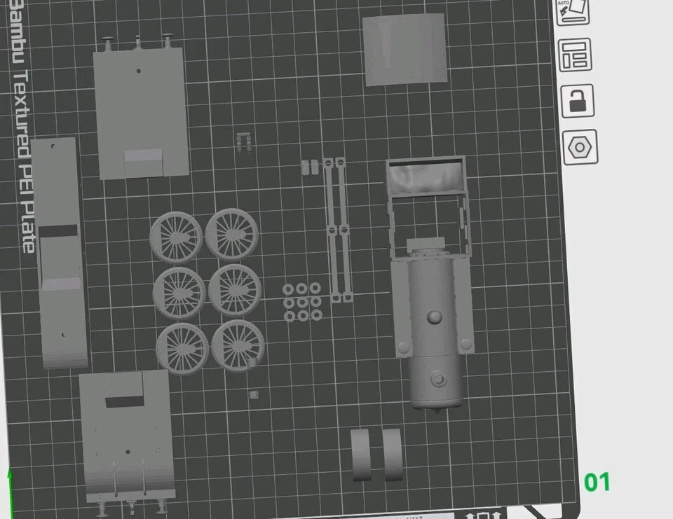Thomas the Tank Engine HO/OH Model Train Locomotive (3D Printed Kit)